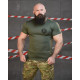 Тактична потоотводна футболка SABUR череп олива ВТ6557