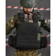 Тактична плитоноска з чотирма точками швидкого скидання Asdag black ВТ6796