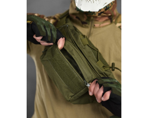 Сумка на пояс Silver Knight olive ВТ1055