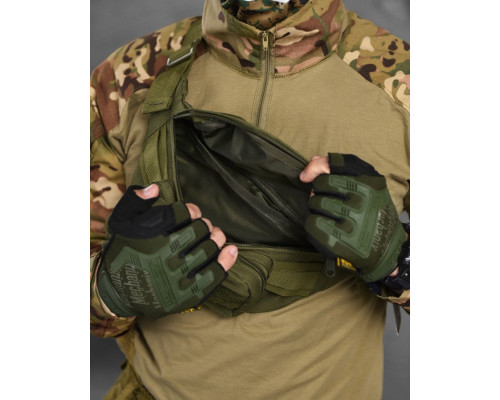 Сумка на пояс Silver Knight olive ВТ1055