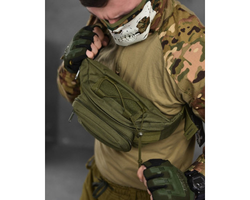 Сумка на пояс Silver Knight olive ВТ1055