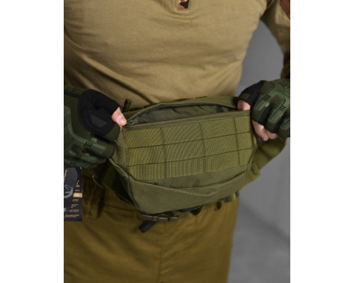 Сумка на пояс Silver Knight olive ВТ1055