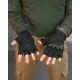 РУЧАТКИ БЕЗПАЛІ OUTDOOR TACTICS ІЗ ЗАХИСТОМ black ВТ6009