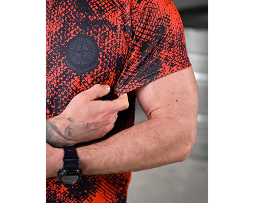Літній комплект Stone Island x new balance red ЛН2680