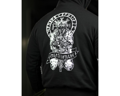 Мілітарі худі TRENASH руни black НП4881