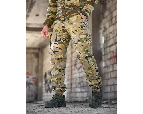 Зимові штани soft shell BANDIT мультикам ТР6411