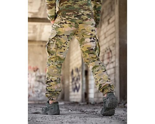 Зимові штани soft shell BANDIT мультикам ТР6411