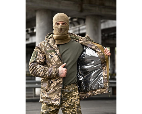 Зимовий тактичний костюм GAMMA GEN2піксель ТР6414