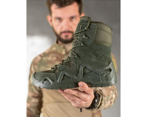 Тактичні черевики берці AK olive ВТ0528
