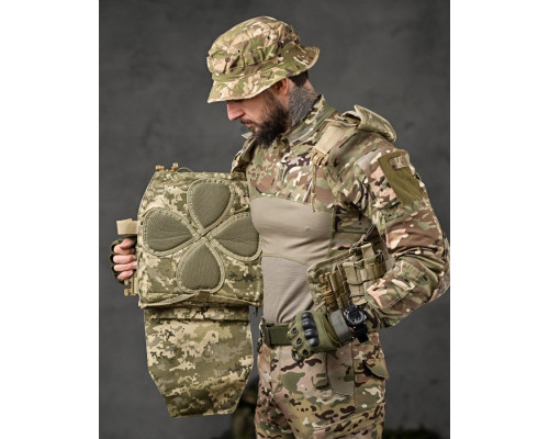 плитоноска 4 швидких скидання Cordura піксель ВТ7930
