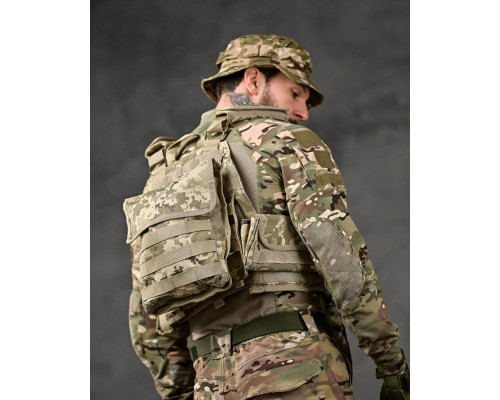 плитоноска 4 швидких скидання Cordura піксель ВТ7930