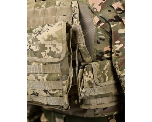 плитоноска 4 швидких скидання Cordura піксель ВТ7930