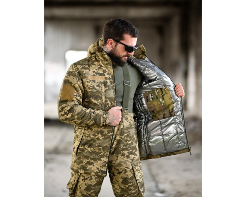 Зимовий тактичний костюм NORTHERN піксель ВТ7934