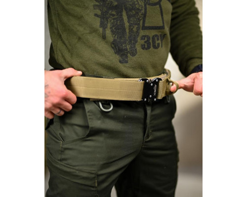 Тактичний ремінь Ranger Belt Attack coyot ВТ4755