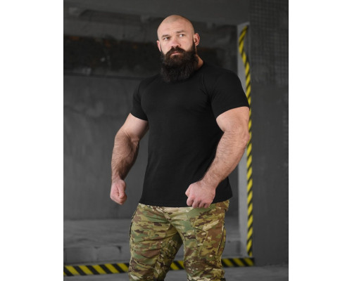 Трикотажна футболка LEXION black НП4976