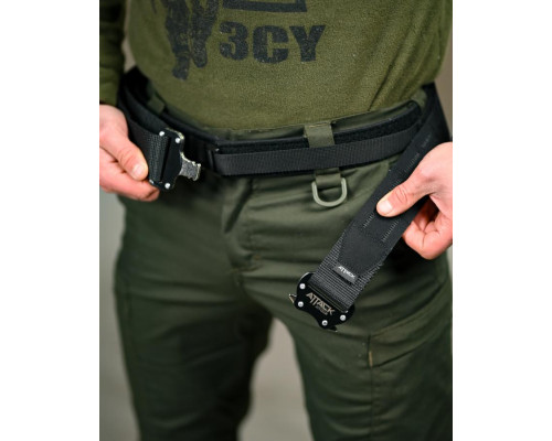 Тактичний ремінь Ranger Belt Attack black ВТ5078