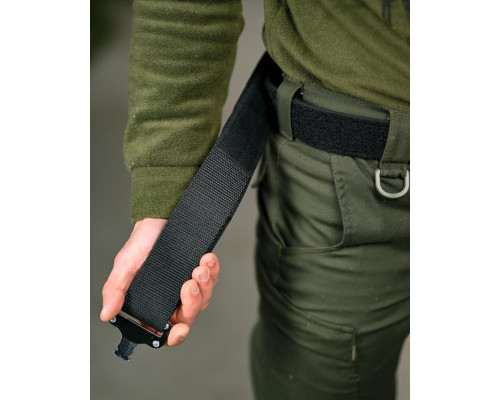 Тактичний ремінь Ranger Belt Attack black ВТ5078