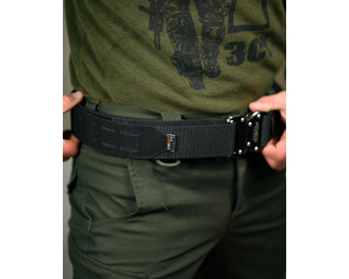Тактичний ремінь Ranger Belt Attack black ВТ5078
