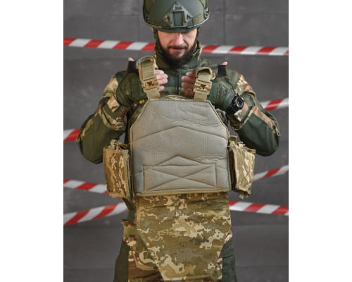 плитоноска 4 швидких скидання Cordura піксель НП5128