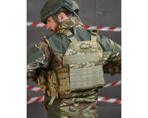плитоноска 4 швидких скидання Cordura піксель НП5128