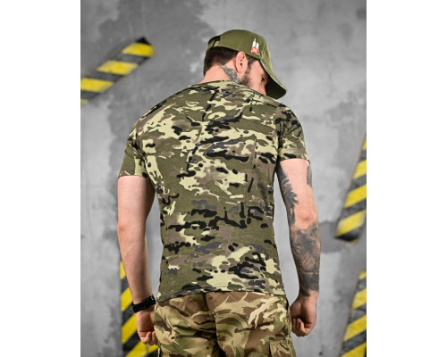 ХЛОПКОВА футболка тактична PATRIOT MultiCam green ДЛ6384