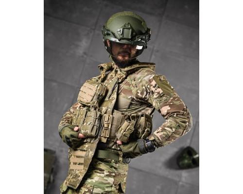 Плитоноска 4 швидких скидання з напашником Cordura піксель ДЛ63965
