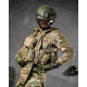 Плитоноска 4 швидких скидання з напашником Cordura піксель ДЛ63965
