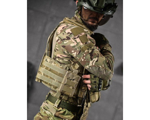 Плитоноска 4 швидких скидання з напашником Cordura піксель ДЛ63965
