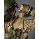 Плитоноска 4 швидких скидання з напашником Cordura піксель ДЛ63965