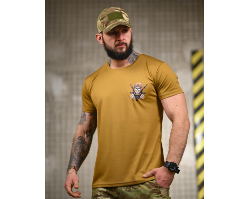 Тактична футболка SELION водій кайот ДЛ6479