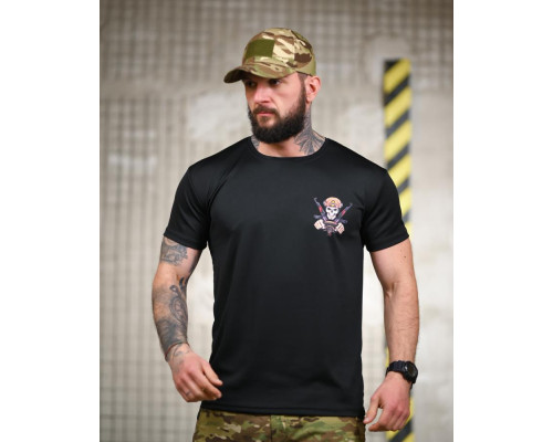 Тактична футболка SELION водій чорна ДЛ6481