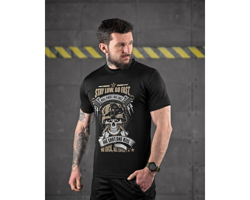Тактична футболка Oblivion Go fast Oblivion black ДЛ6582