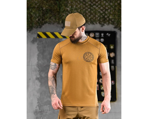T-shirt CoolPass runes coyote DL7019
