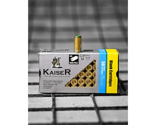 Патрони холості Kaiser 9 mm (50 шт)   ДЛ7115