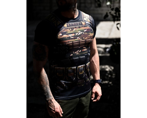 Тактична потоотводна футболка oblivion ARMOR ДЛ7159