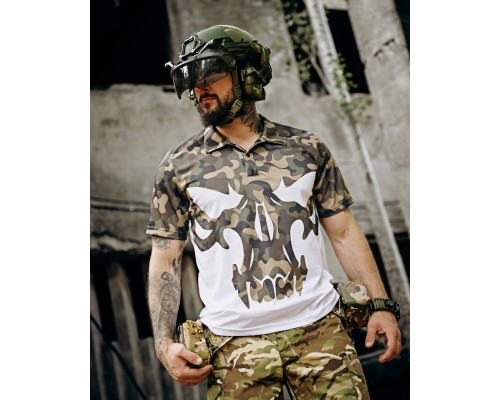 мілітарі поло футболка oblivion punisher mtk ПП7496