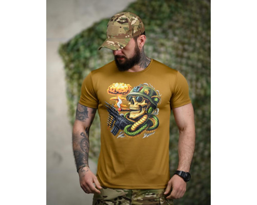 Тактична футболка SELION кобра койот ПП7597