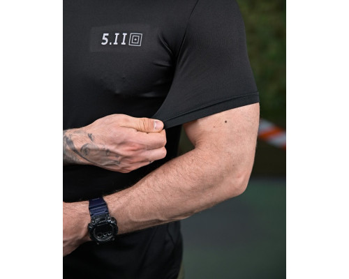Компресійна футболка 5.11 black ПП7648