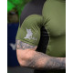 Тактична футболка 5.11 олива/чорний ПП7651
