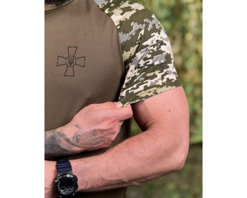 T-shirt ZSU olive pixel inserts PP7684
