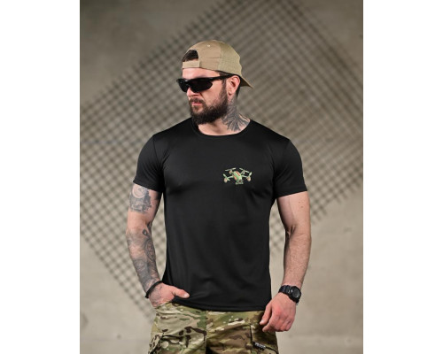 Тактична футболка SELION Ховайся black ПП7721