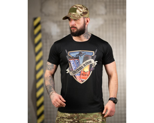 Тактична футболка SELIONПаливо black ПП7722