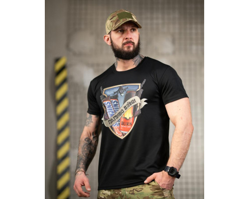 Тактична футболка SELIONПаливо black ПП7722