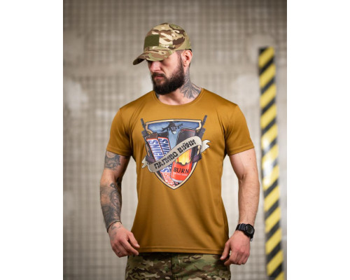 Тактична футболка SELION Паливо coyot ПП7723