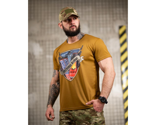 Тактична футболка SELION Паливо coyot ПП7723