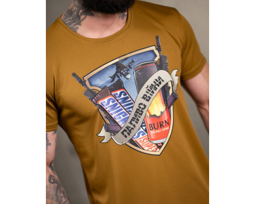 Тактична футболка SELION Паливо coyot ПП7723