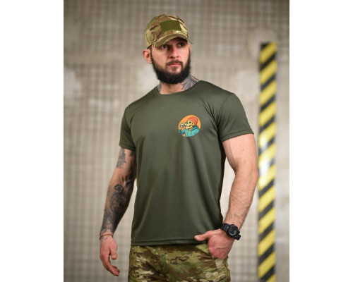 Тактична футболка SELION футболка Revo oliva ПП7726