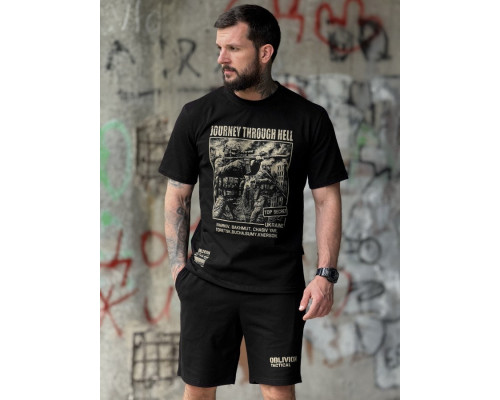 Хлопковий мілітарі костюм OBLIVION Top secret black ПП7752