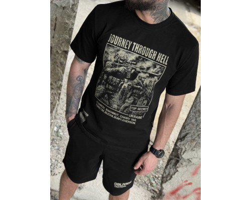 Хлопковий мілітарі костюм OBLIVION Top secret black ПП7752
