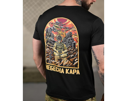 Тактична футболка SELION Небесна кара black ПП7895